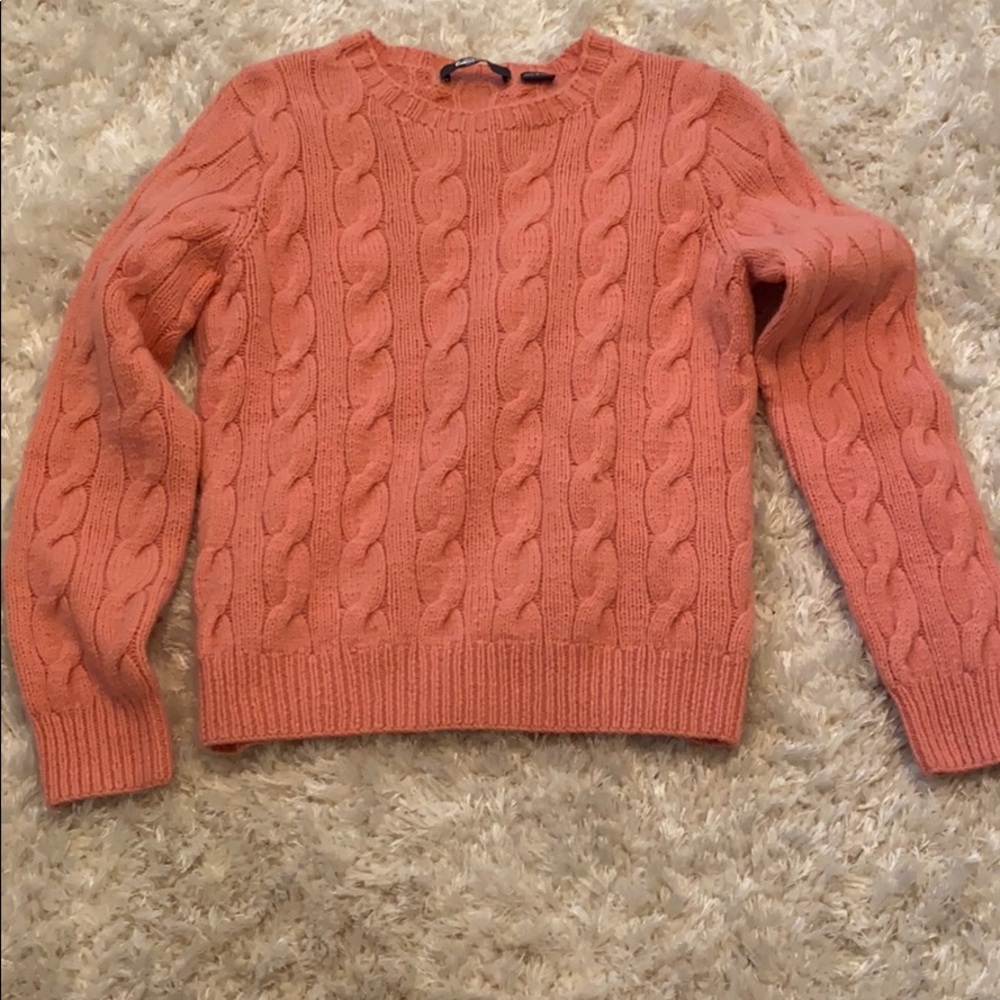 Pink 💯 cashmere sweater